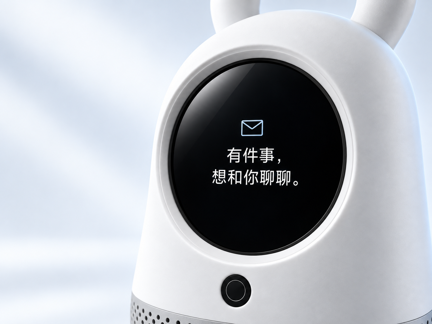 达蒙圆形屏幕特写：有件事，想和你聊聊。